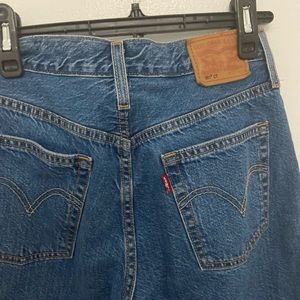 Women’s Levi 501s Denim Straight Leg Jeans